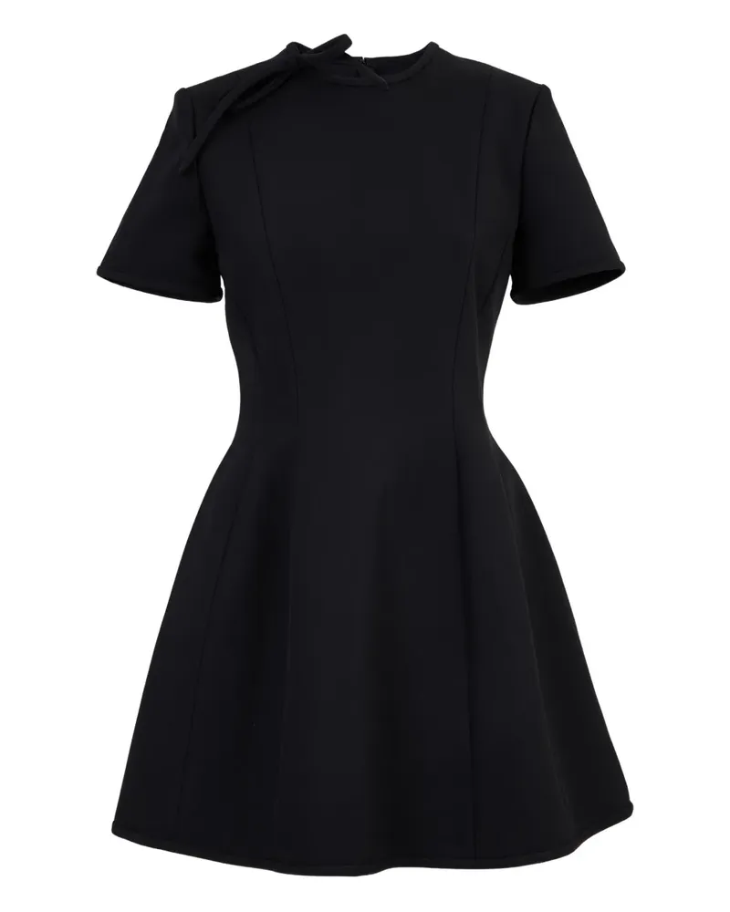 MSGM Minikleid mit kurzen Ärmeln - Schwarz Schwarz