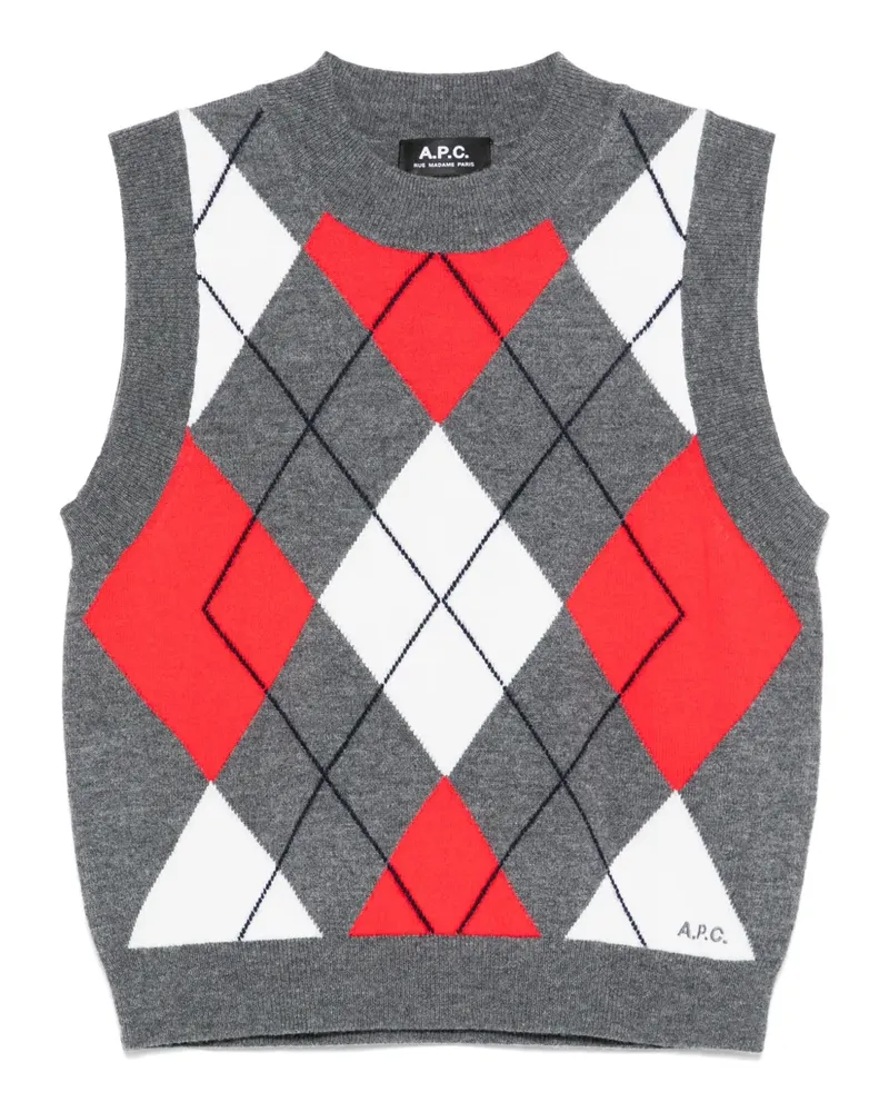 A.P.C. Pia Weste - Grau Grau