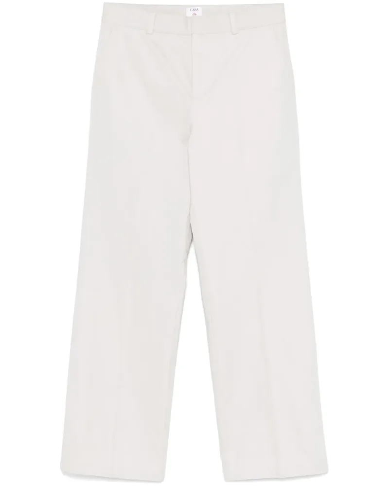 Casablanca Paris Hose aus Gabardine - Grau Grau