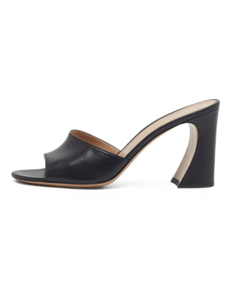 Gianvito Rossi Sandalen mit Blockabsatz - Schwarz Schwarz