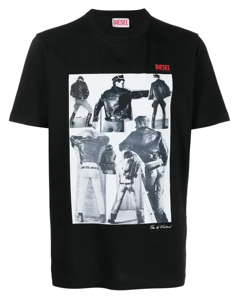 Diesel PR-T-JUST-P1 T-Shirt - Schwarz Schwarz