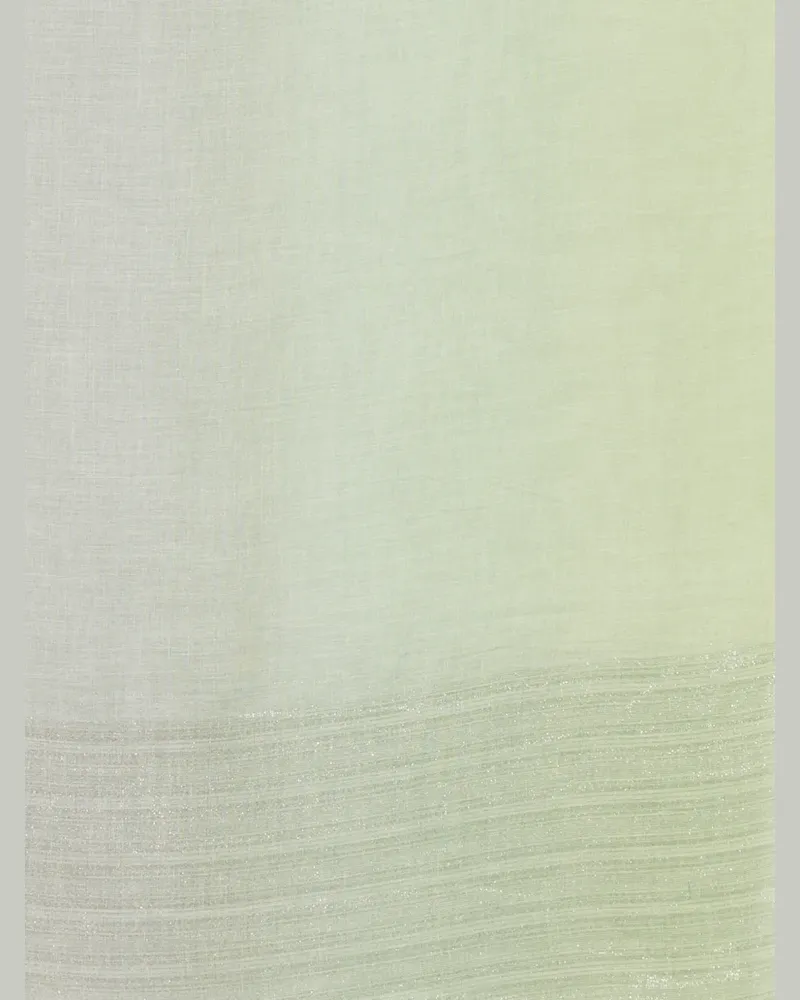 Faliero Sarti ombré metallic-thread scarf - Grün Grün