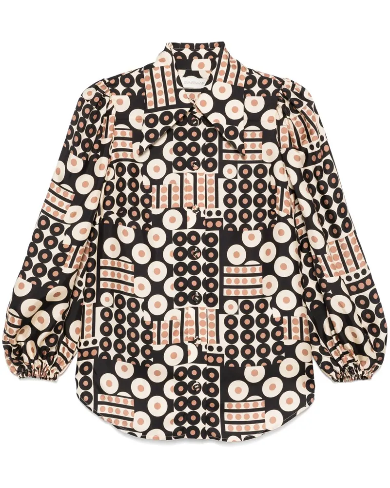 Zimmermann Illustration Bluse - Nude Nude