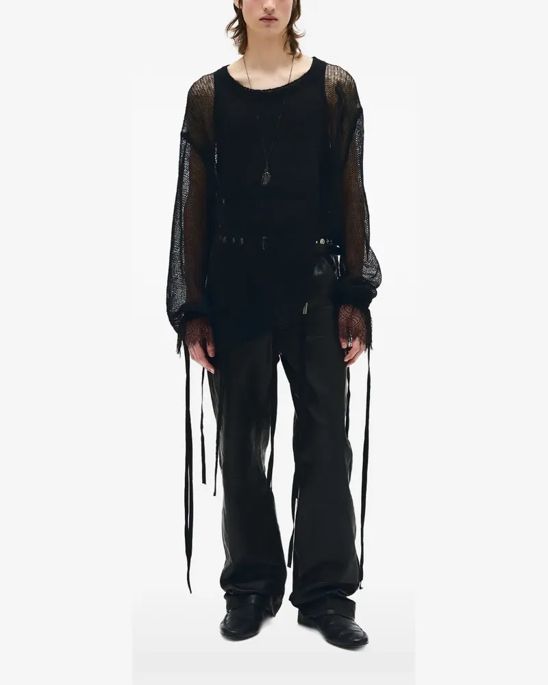 Ann Demeulemeester Kent Pullover - Schwarz Schwarz