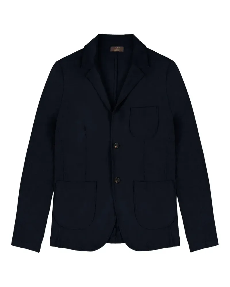 Zanone slim-fit patch-pocket blazer - Blau Blau