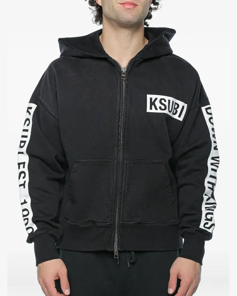 ksubi Kings Halen zip-up hoodie - Grau Grau