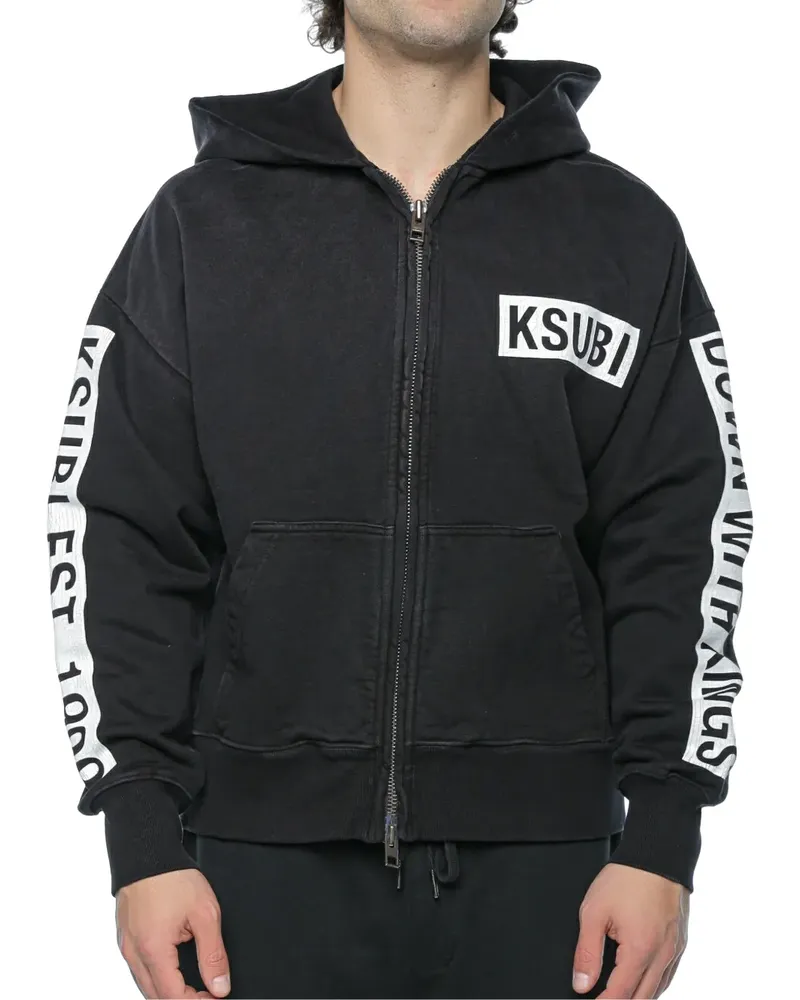 ksubi Kings Halen zip-up hoodie - Grau Grau