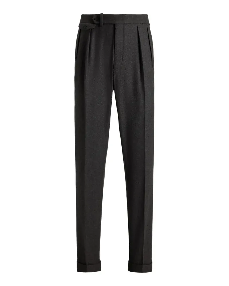 Ralph Lauren Gregory Flanellhose mit Falten - Grau Grau