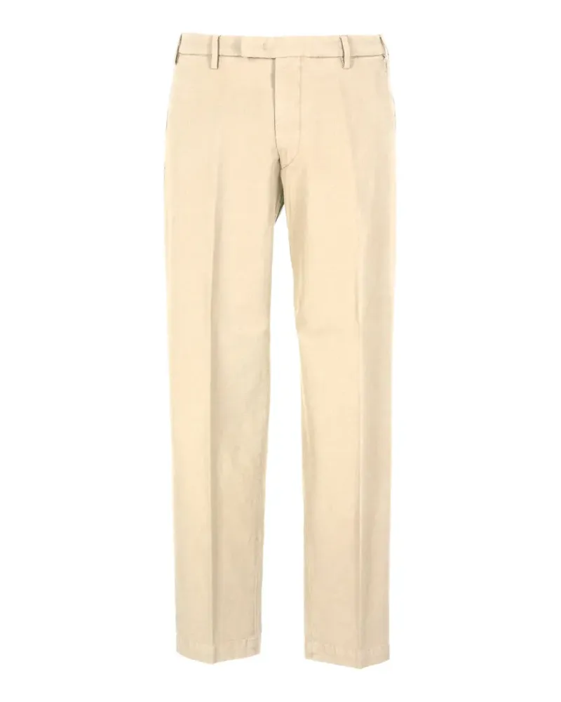 MICHAEL COAL pressed-crease straight-leg trousers - Nude Nude