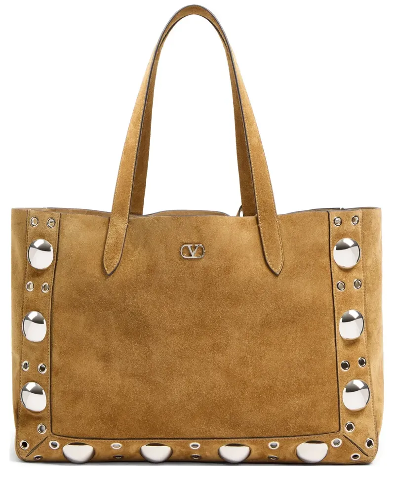 Valentino Garavani Mittelgroße Nellcôte Tote Bag - Nude Nude