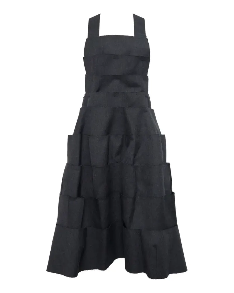 Comme des Garçons Midikleid im Layering-Look - Grau Grau
