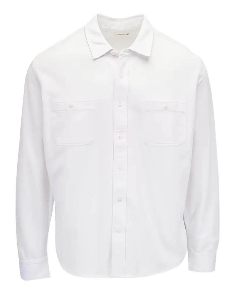 Faherty chest-pocket shirt - Weiß Weiß