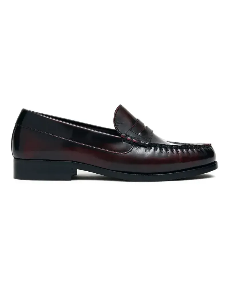 Alohas Rivet polished leather loafers - Rot Rot
