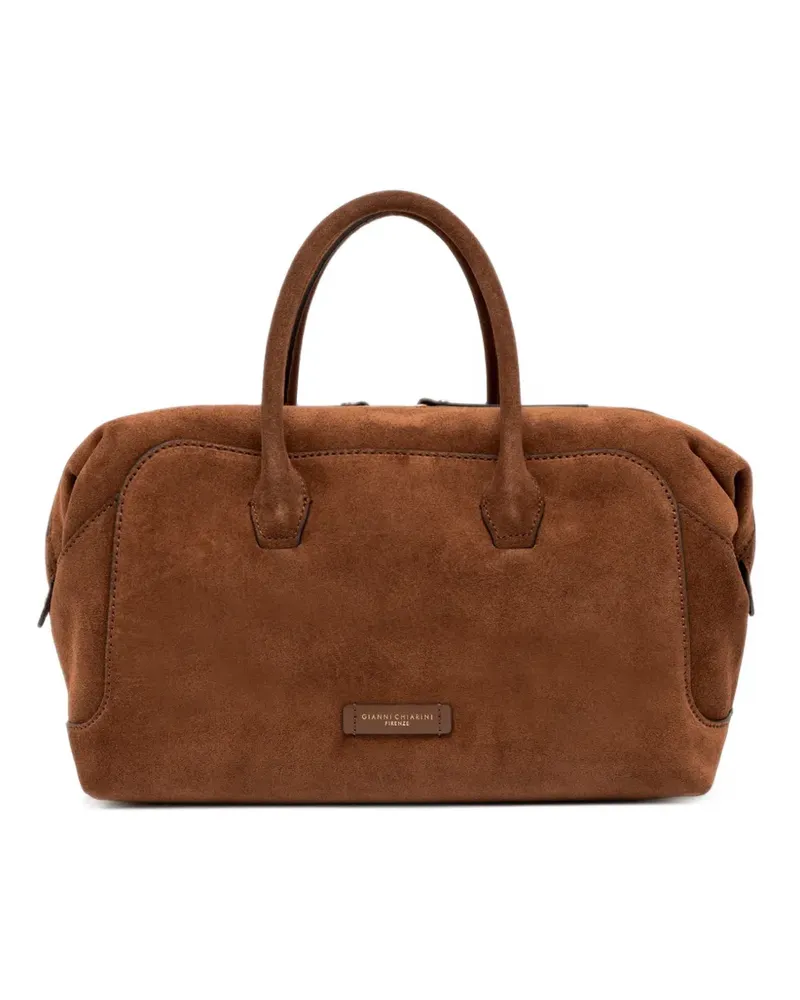 Gianni Chiarini Große Gemma Clutch mit Henkel - Braun Braun