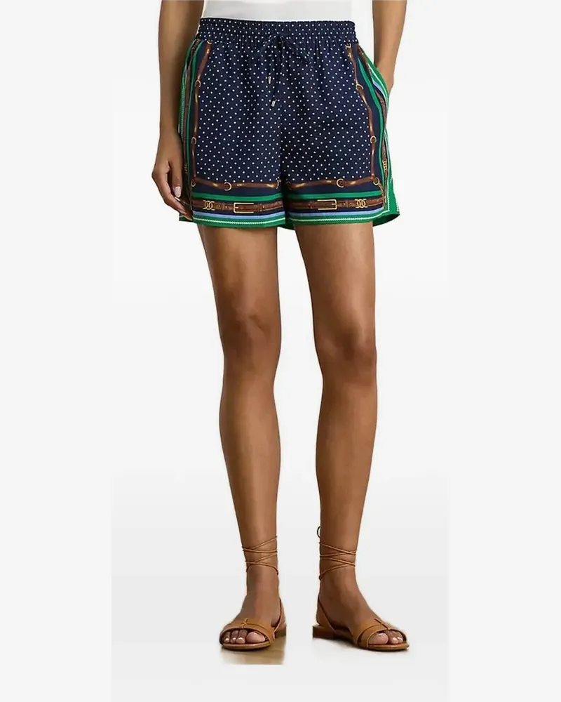 Ralph Lauren polka dot print shorts - Blau Blau