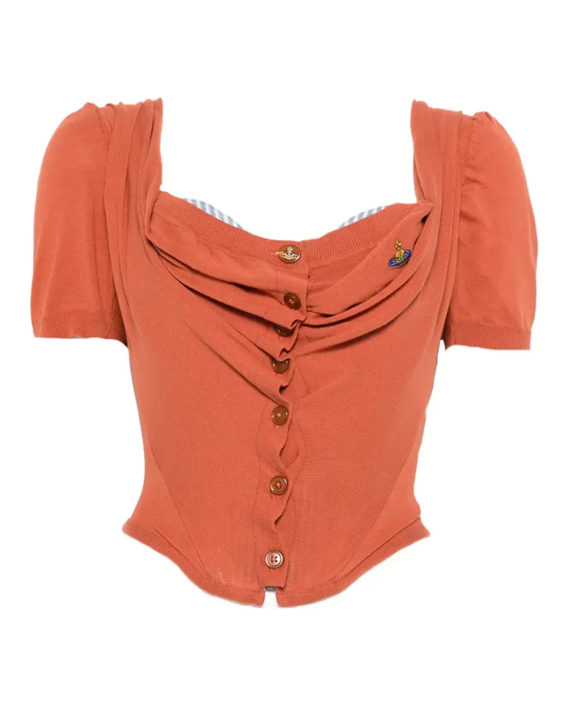 Vivienne Westwood Kurzärmelige Bluse - Orange Orange