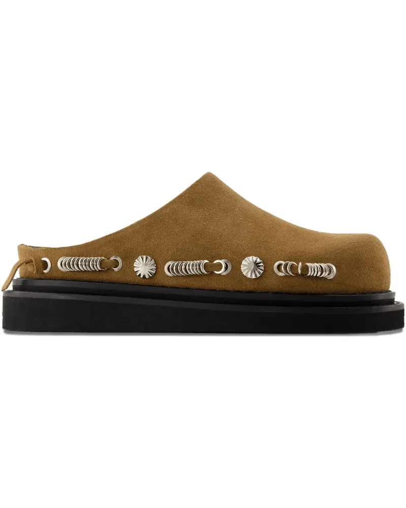 Toga Clogs aus Wildleder - Braun Braun
