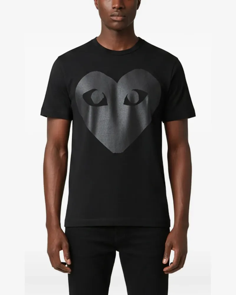 Comme des Garçons T-Shirt mit grafischem Print - Schwarz Schwarz