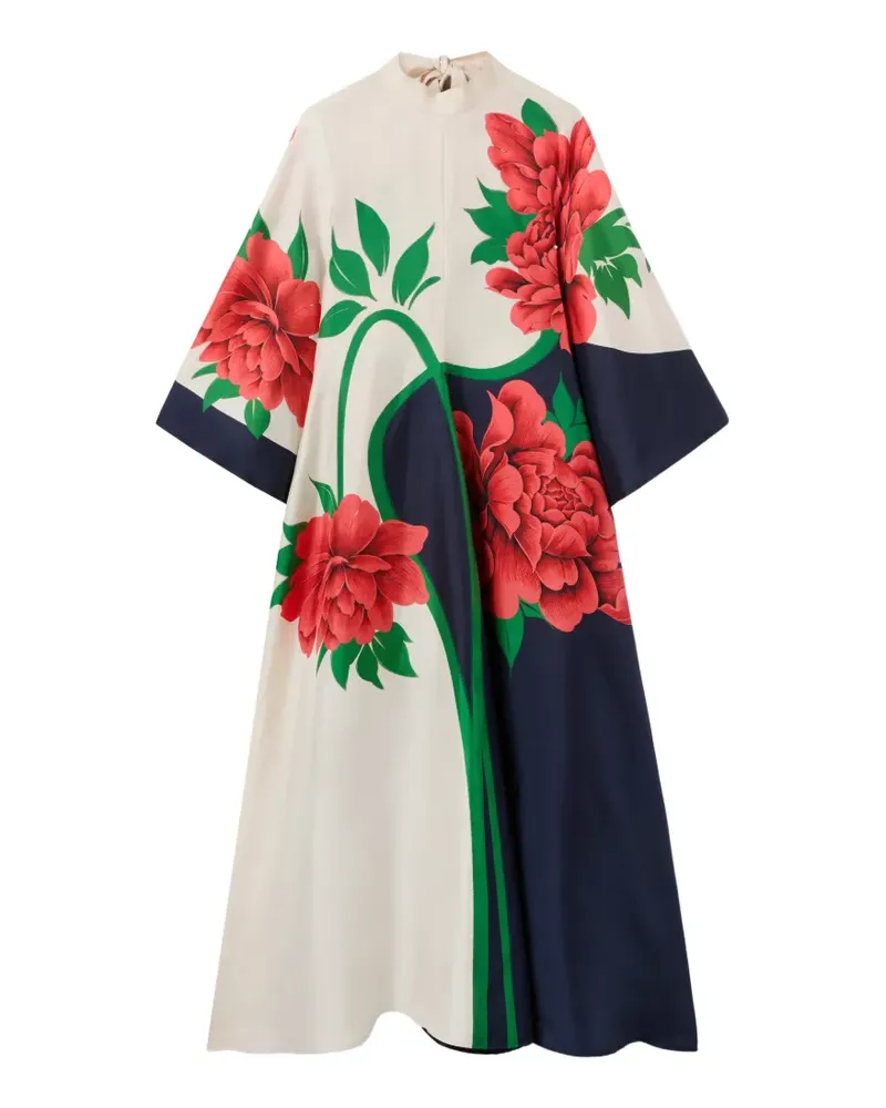 La DoubleJ Kleid mit Blumenmuster - Nude Nude