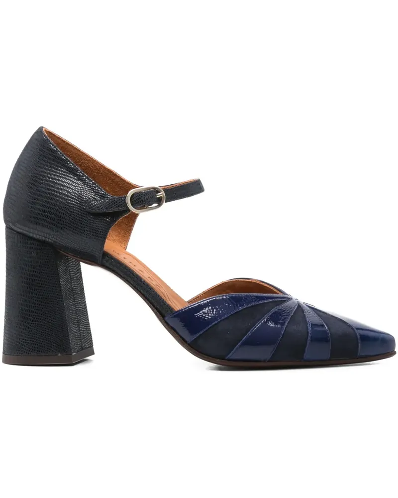 Chie Mihara Pumps mit Knöchelriemen 85mm - Blau Blau