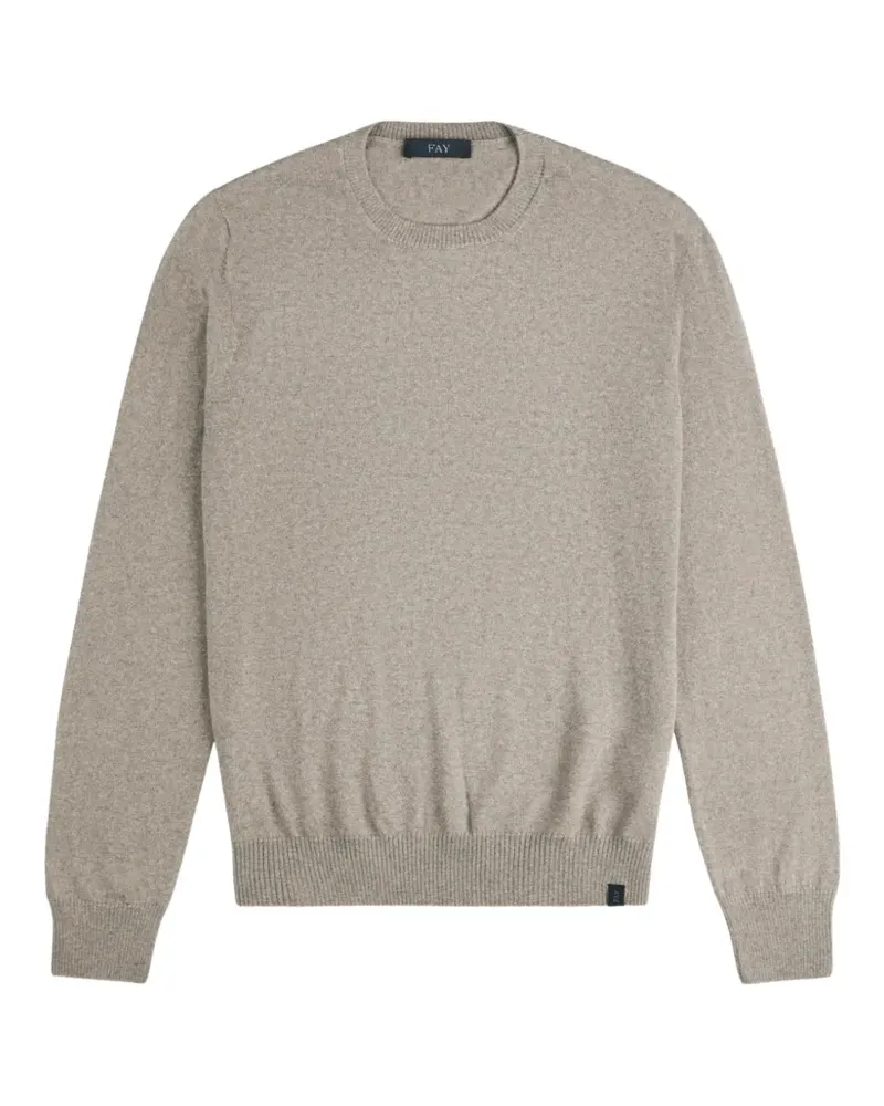 Fay crew-neck wool sweater - Grau Grau