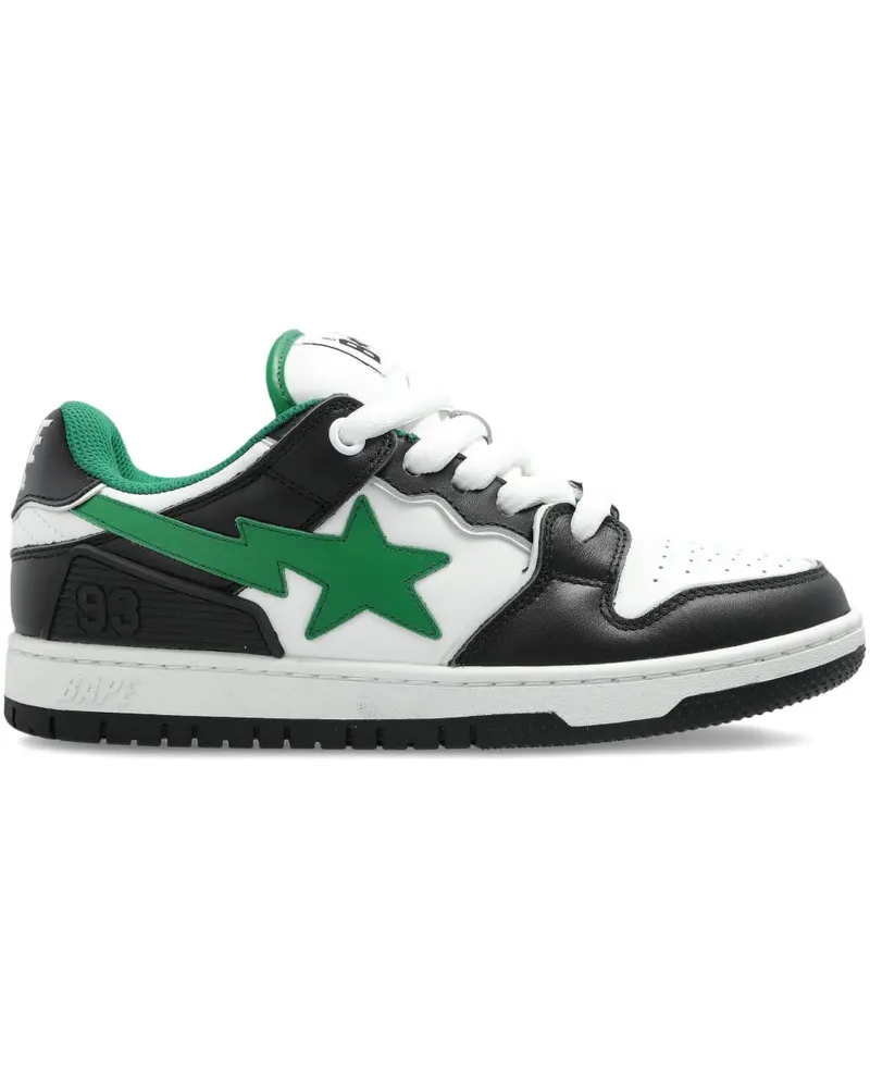BAPE Sneakers mit Stern-Patch - Weiß Weiß