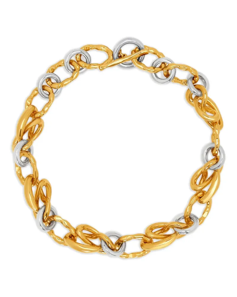 Oscar de la Renta Zweifarbige Halskette - Gold Gold