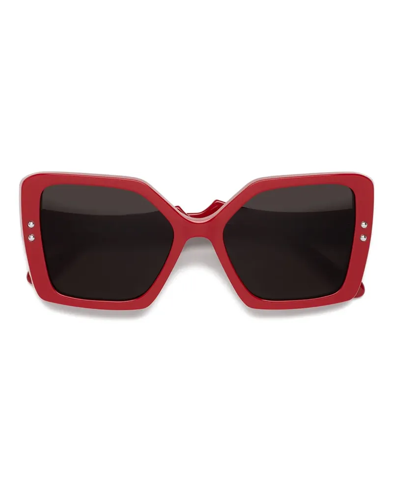 Marni Nimrela Sonnenbrille mit eckigem Gestell - Rot Rot