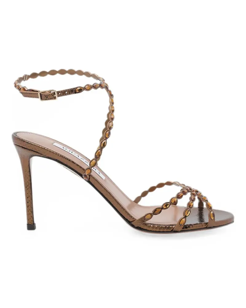 Aquazzura Love Struck Sandalen 85mm - Braun Braun