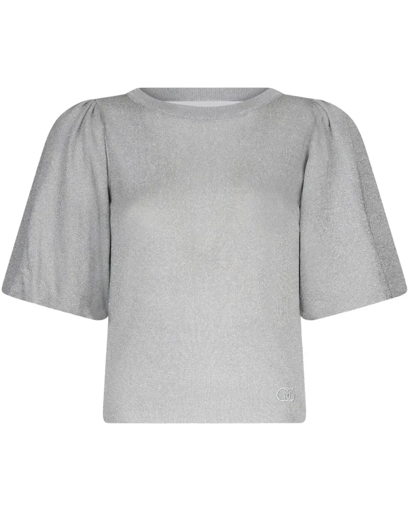 Liu Jo Oberteil aus Lurex® - Silber Silber