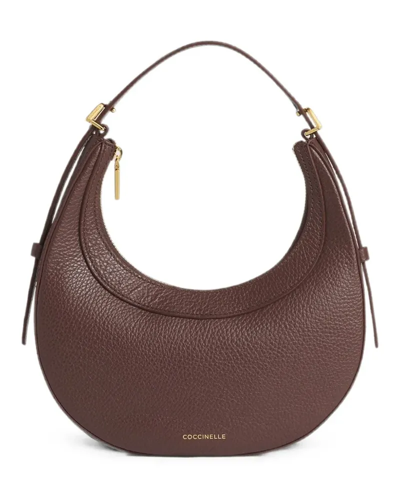 Coccinelle Whisper pebbled-leather tote bag - Rot Rot