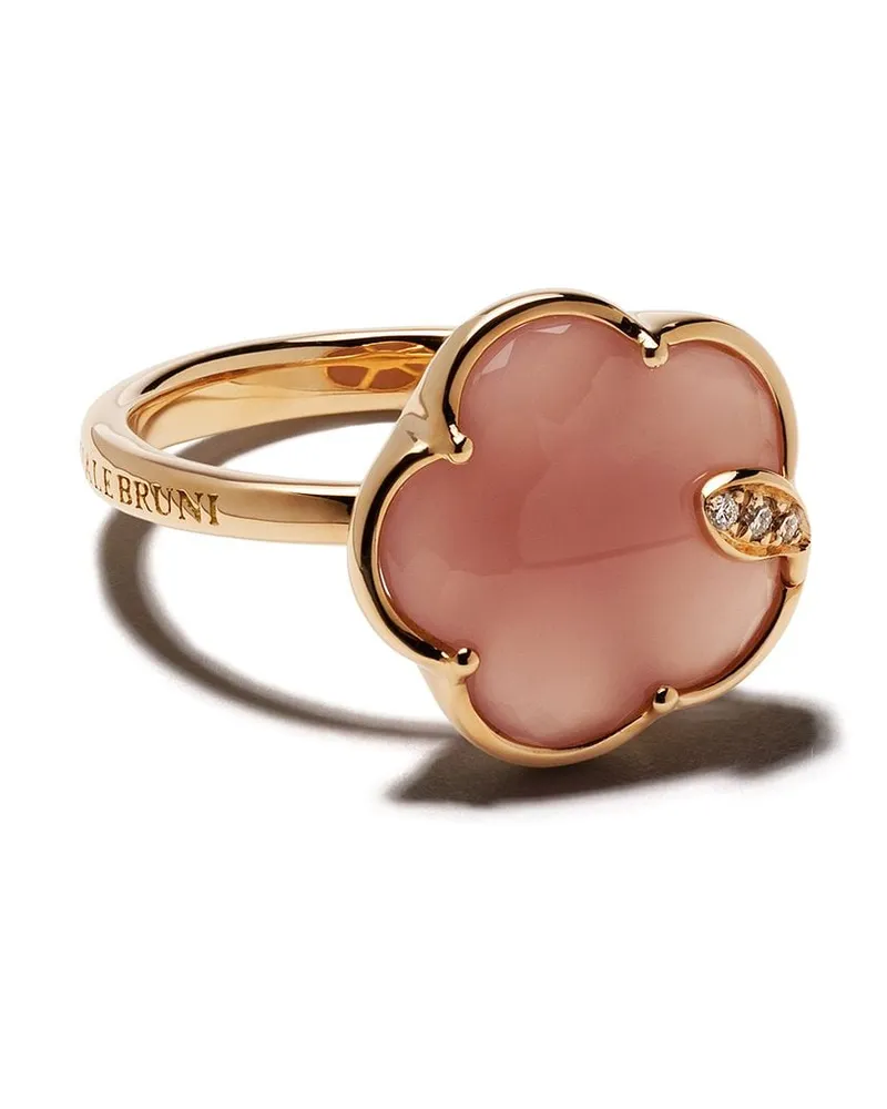 Pasquale Bruni 18kt 'Petit Joli' Rotgoldring mit Diamanten - Rosa Rosa