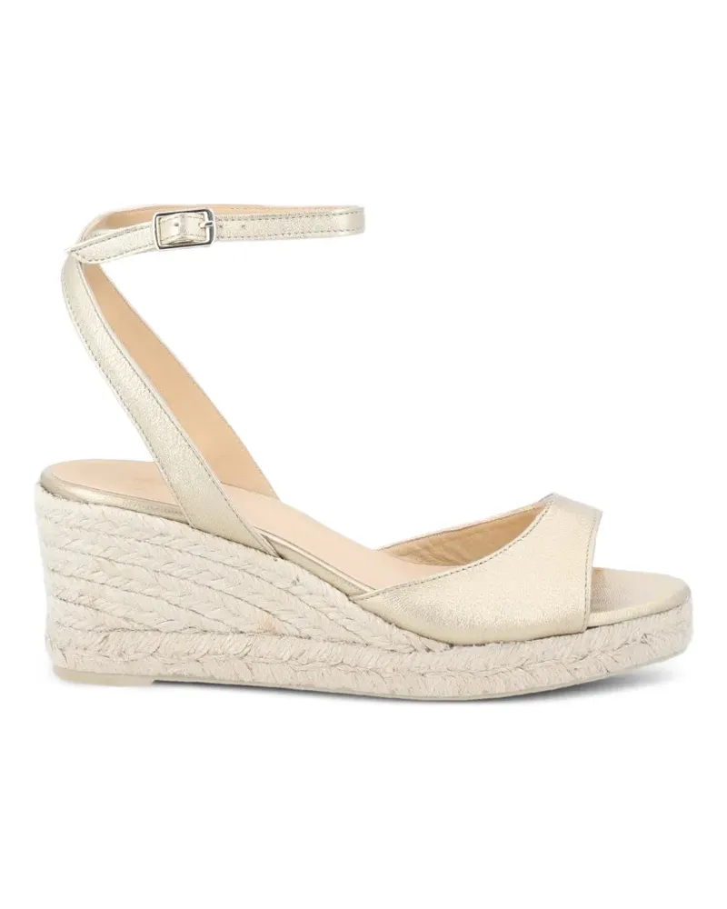 Castañer Brook Wedge-Espadrilles - Gold Gold