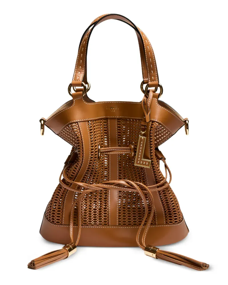 Lancel Premier Flirt perforated bucket bag - Braun Braun