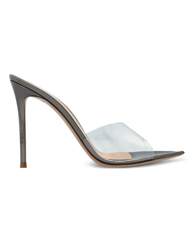 Gianvito Rossi Elle Sandalen mit transparenten Riemen - Weiß Weiß