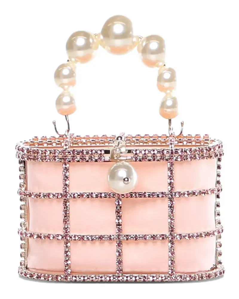 Rosantica Holli pearl-handle tote bag Rosa