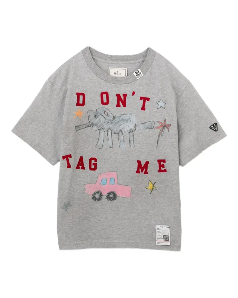 MIHARAYASUHIRO T-Shirt mit grafischem Print - Grau Grau