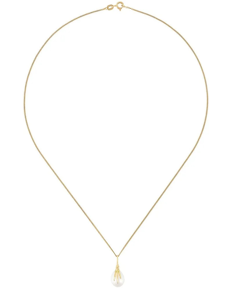 Wouters & Hendrix 18kt 'Crow's Claw' Gelbgoldhalskette - Metallic Metallic