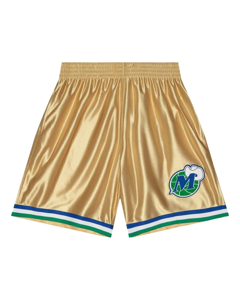 Mitchell & Ness x NBA Dallas Mavericks 1998 75th Swingman Shorts - Gold Gold