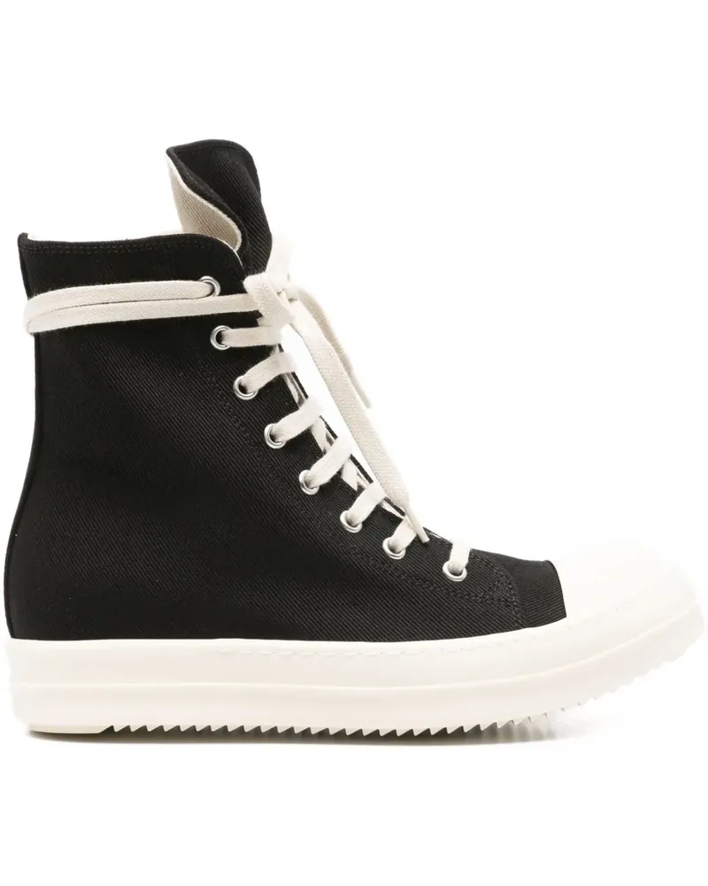 DRKSHDW by Rick Owens High-Top-Sneakers mit Schnürung - Schwarz Schwarz