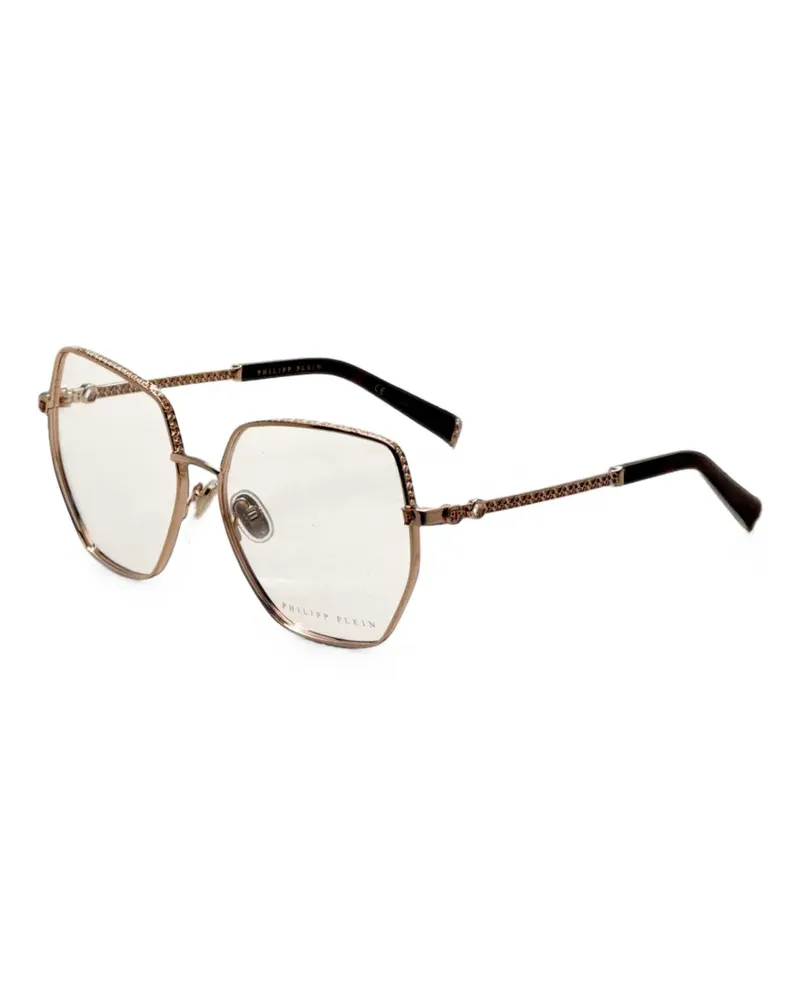 Philipp Plein geometric-frame glasses - Gold Gold
