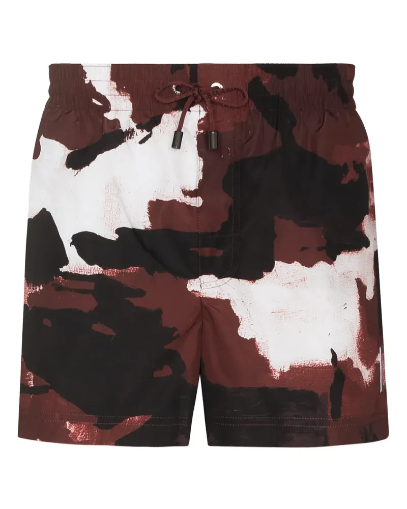 Dolce & Gabbana Badeshorts mit Camouflage-Print - Nude Nude