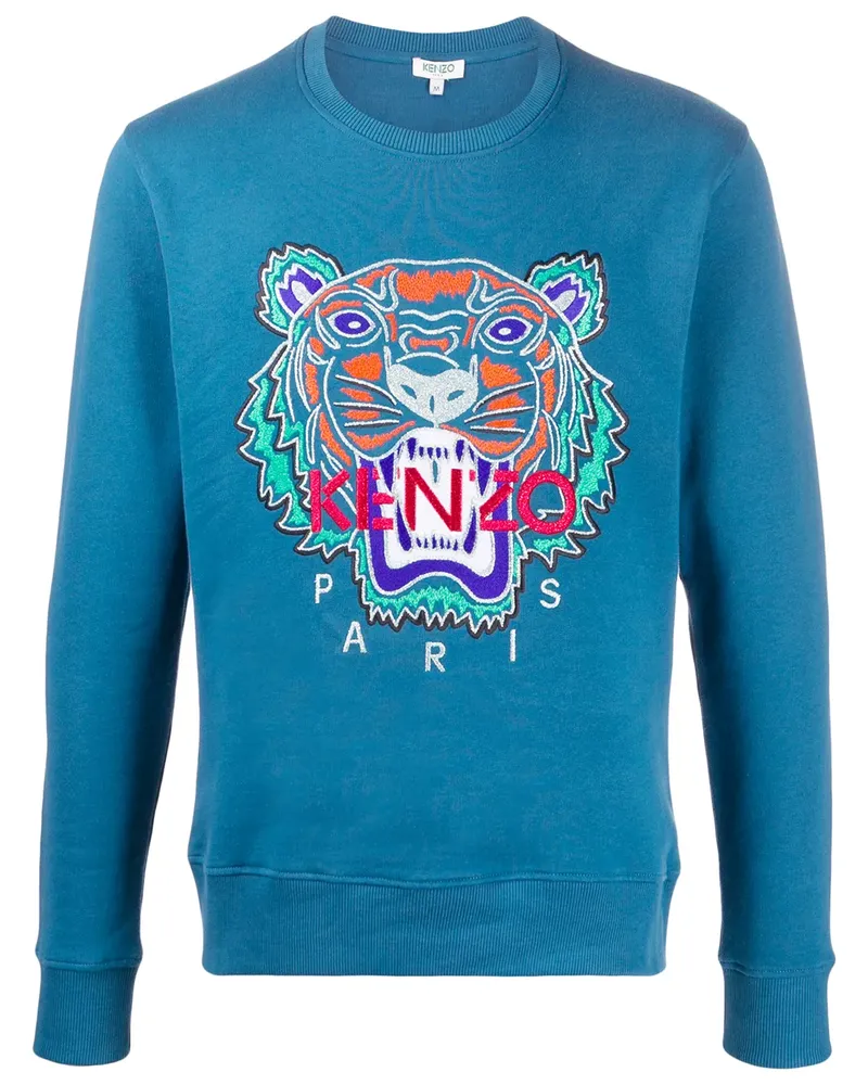 Kenzo Holiday Capsule Tiger' Sweatshirt - Blau Blau