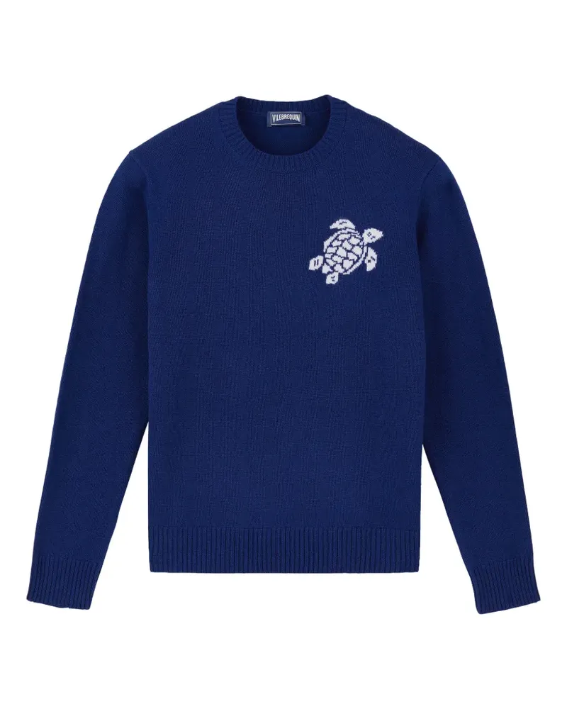 Vilebrequin turtle jacquard sweater - Blau Blau