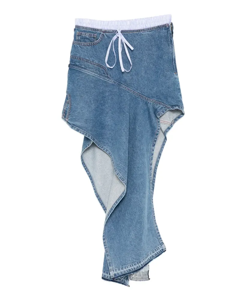 Monse Jeansrock im Deconstructed-Look - Blau Blau