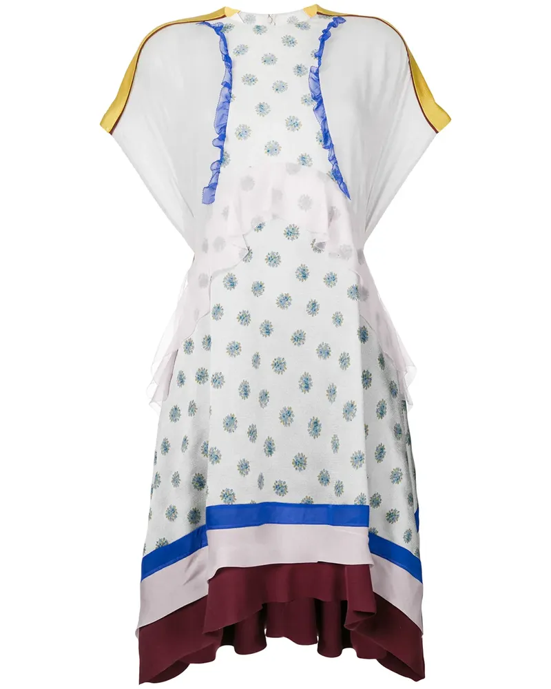 Valentino Garavani Minikleid aus Seidenstretch - Grau Grau