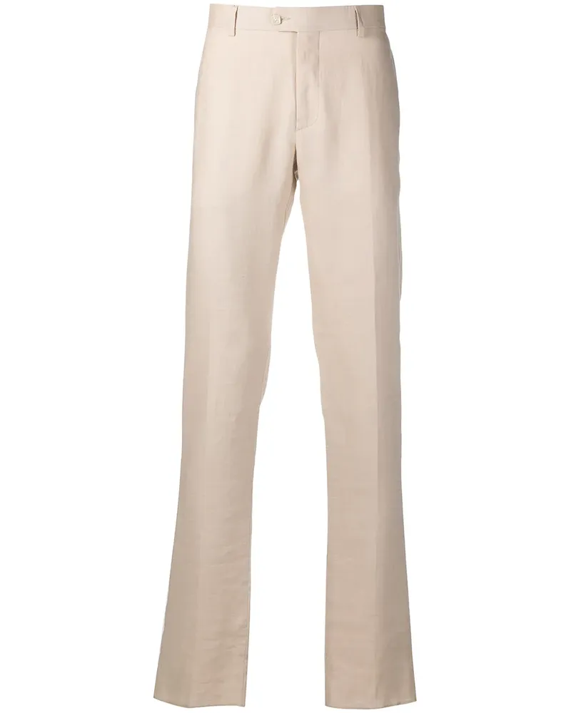 Billionaire Klassische Hose mit Wappenstickerei - Nude Nude