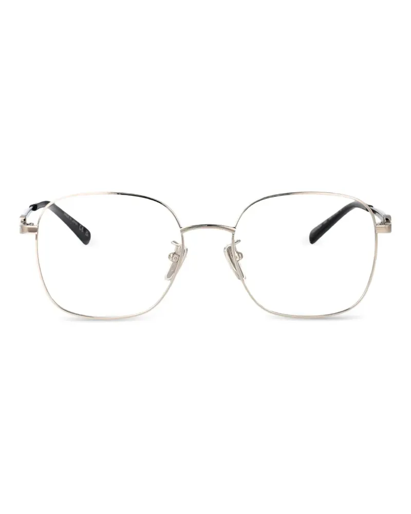 Gucci Brille mit eckigem Gestell - Silber Silber