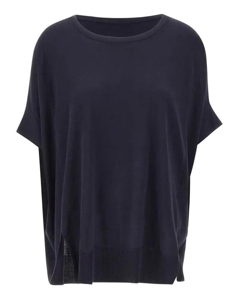 Elena Mirò Pullover mit Rundhalsausschnitt - Blau Blau