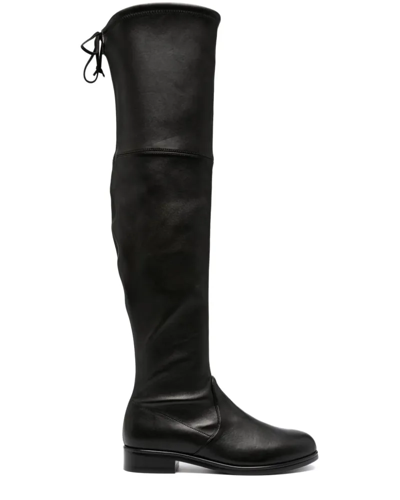 Stuart Weitzman Lowland Overknee-Stiefel Schwarz